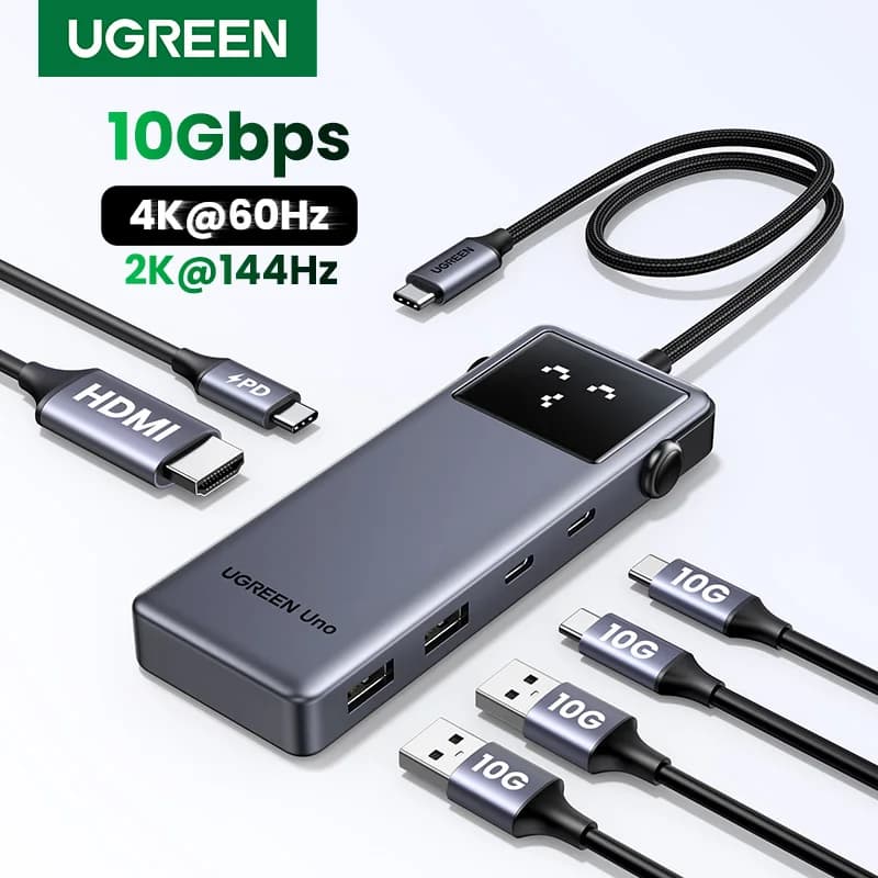 UGREEN USB-C хаб 4K@60Hz з PD 100W