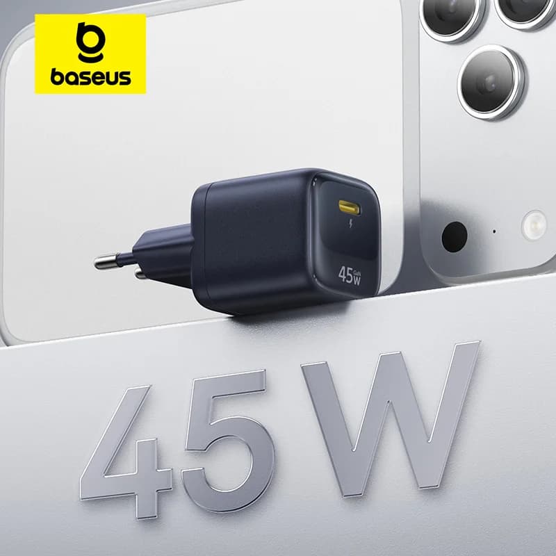 Baseus 45W GaN5 зарядний пристрій