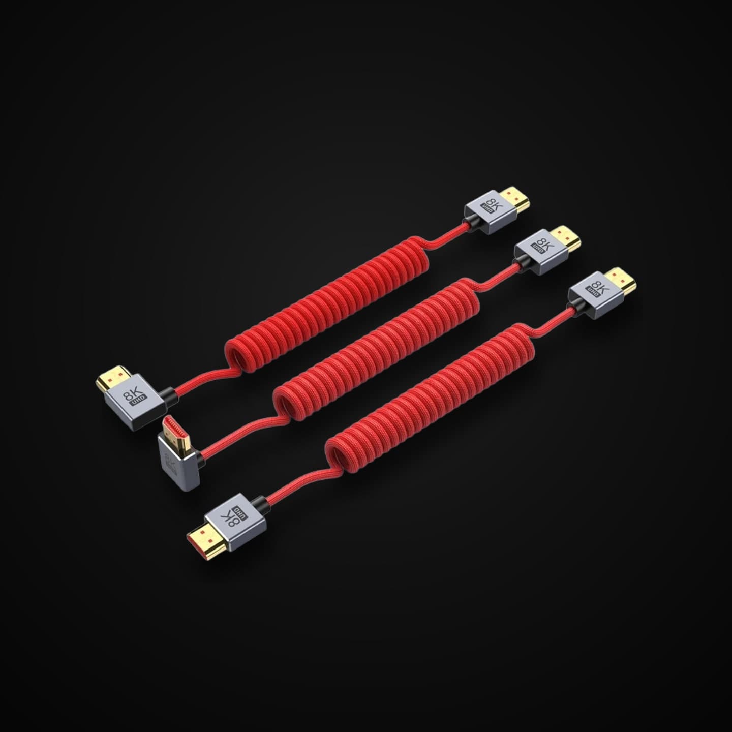 Витий кабель HDMI 2.1 8K для камер і стабілізаторів