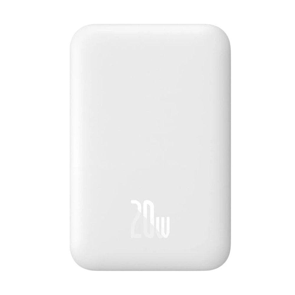 Зовнішній акумулятор Baseus Magnetic Mini Air Wireless Fast Charge Power Bank 6000mAh 20W Stellar White(With Simple Series